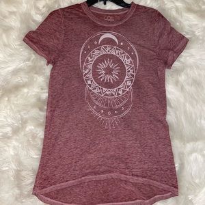 Red/Maroon Short Sleeve Astrology Tee